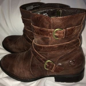 Bass brown engineer boots size 7.5